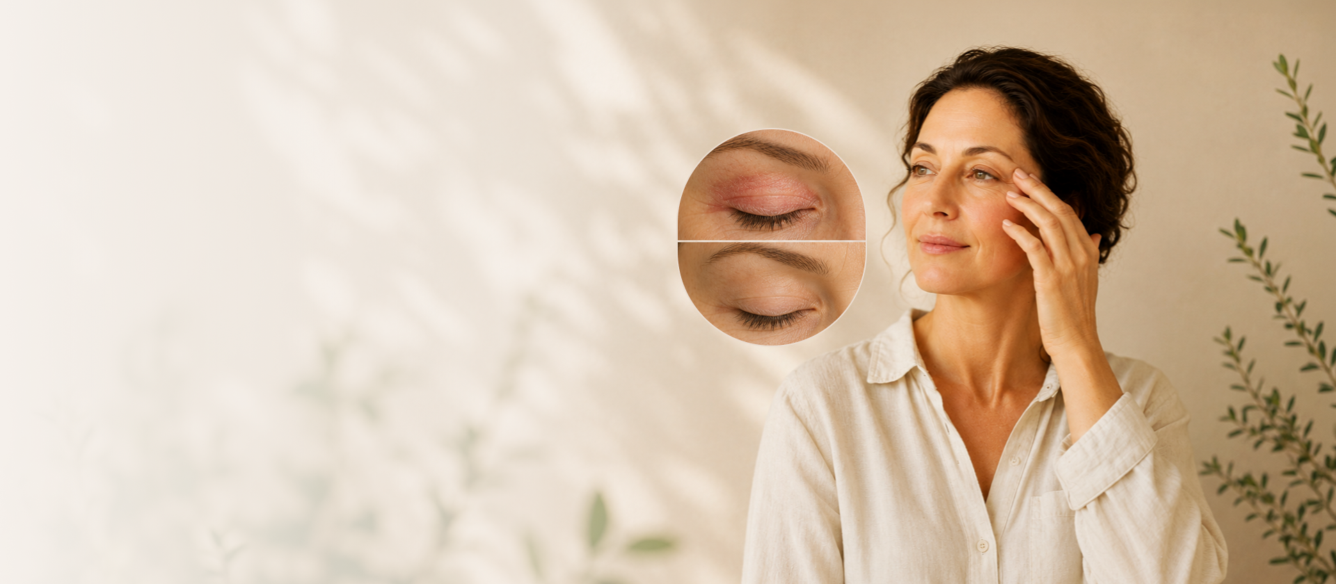 Your eyelids aren’t broken. Blepharitis isn’t untreatable. You’ve just never had <em>the right botanicals.</em>