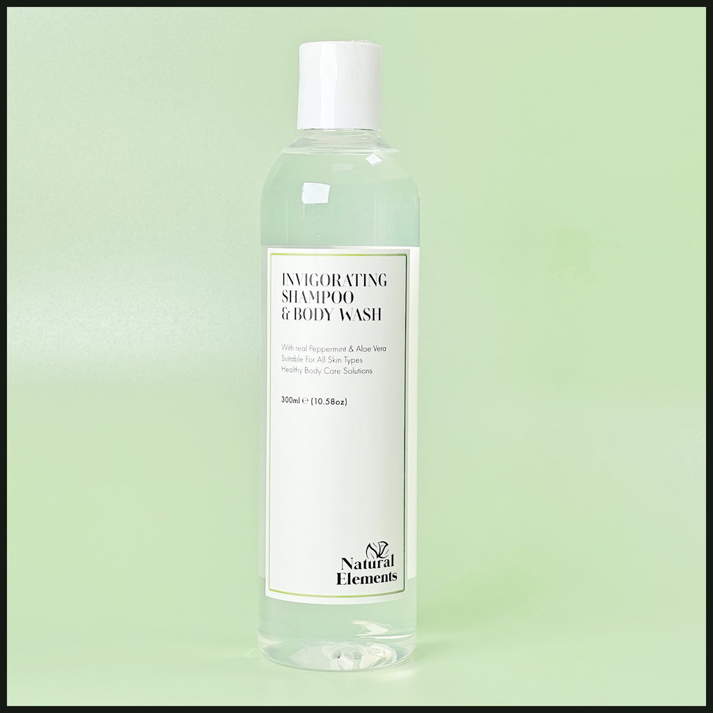 Invigorating Shampoo &  Body Wash | Peppermint & Tea Tree | NES301