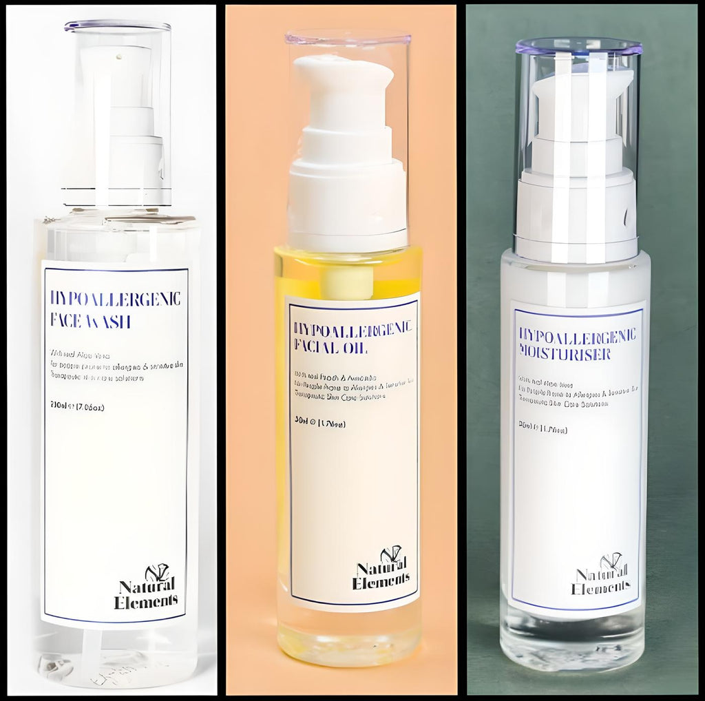 View of Hypoallergenic Facial Skincare Kit For Allergies & Sensitive Skin ...