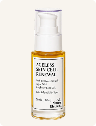 Ageless Skin Cell Renewal Oil 30ml | Bakuchiol 100% Natural Retinol Alternative | NES709