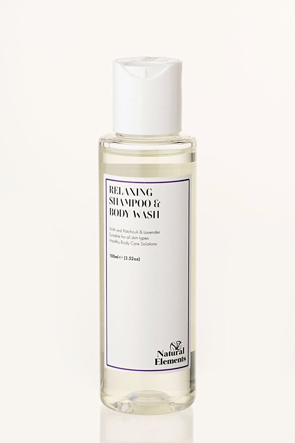 TRAVEL SIZE - Relaxing Shampoo & Body Wash 100ml | (Patchouli & Lavender) | NES204