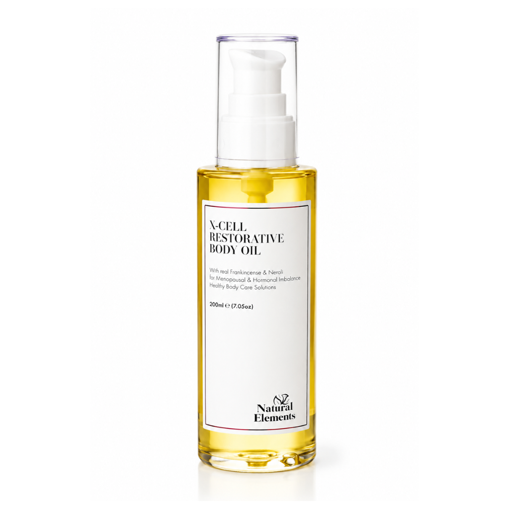 X-Cell Restorative Body Oil 200ml | Menopause Skin Concerns | NES026