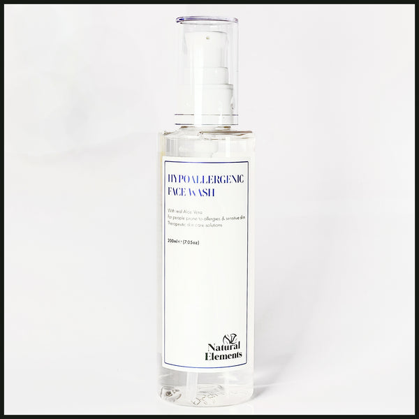 Hypoallergenic Face Wash & Eye Make-Up Remover 200ml | for Allergies & Sensitive skin