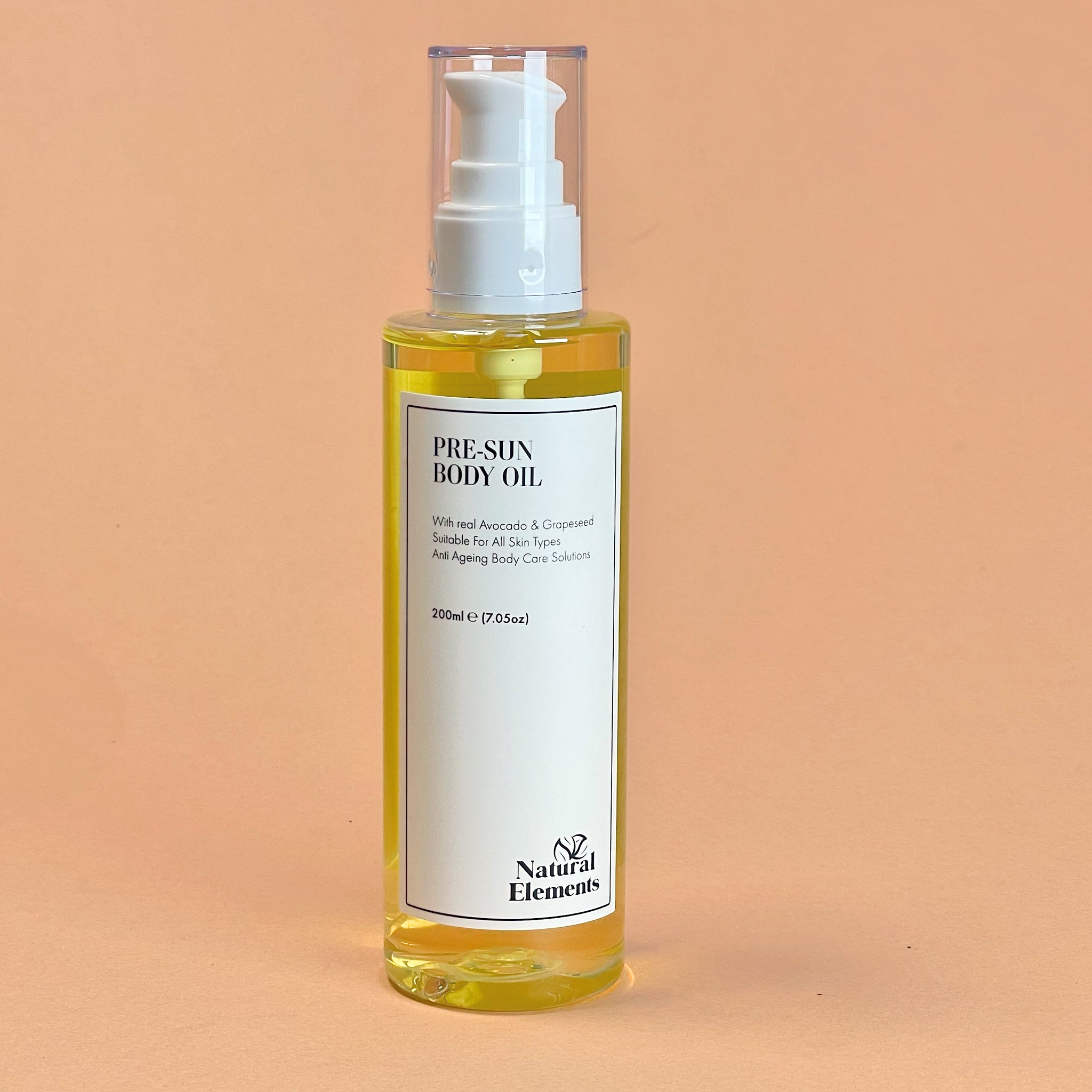 Pre-Sun Body Oil 200ml | For UVA Protection | SPF sheet Previously known as the Synergistic Body Oil